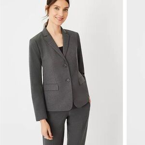 Ann Taylor Charcoal Blazer